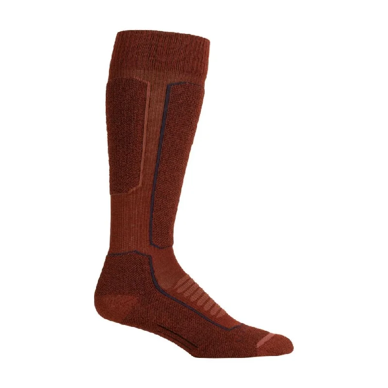 Icebreaker Women's Merino Ski+ Light Ski Socks,  Espresso