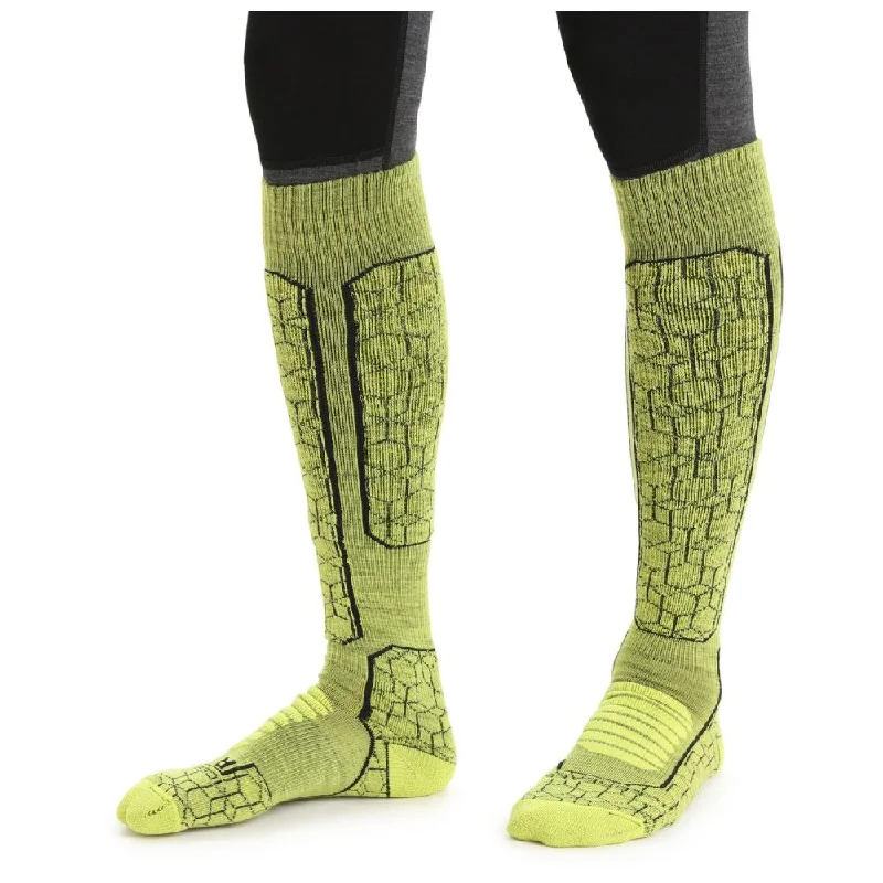 Icebreaker Mens Ski Socks - Medium Cushioning - Alpine Geo