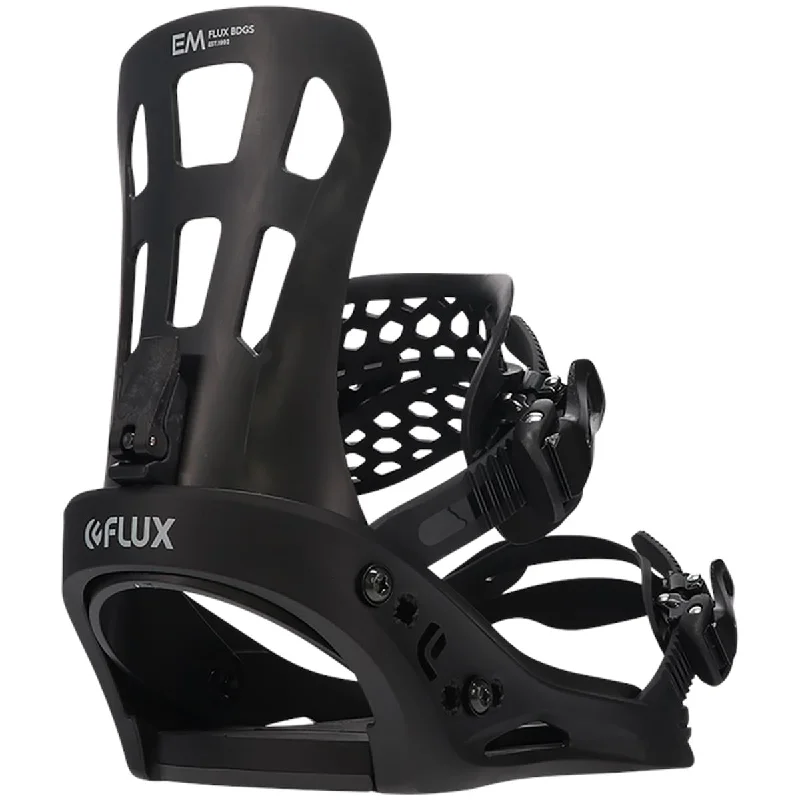 Flux EM Snowboard Bindings - Black 2024