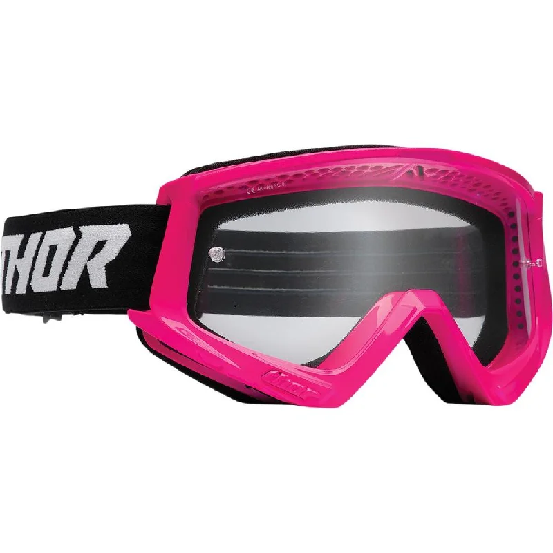 Thor Combat Racer Youth Goggles Black / Fluo Pink