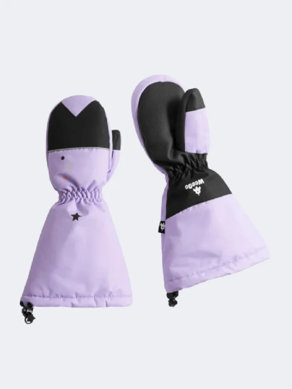 Weedo Unido Kids Skiing Gloves Lilac