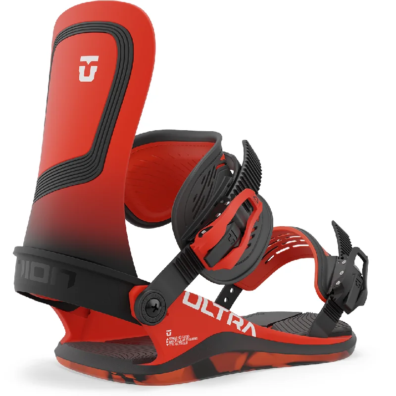 Union Ultra Snowboard Bindings Mens Hot Red