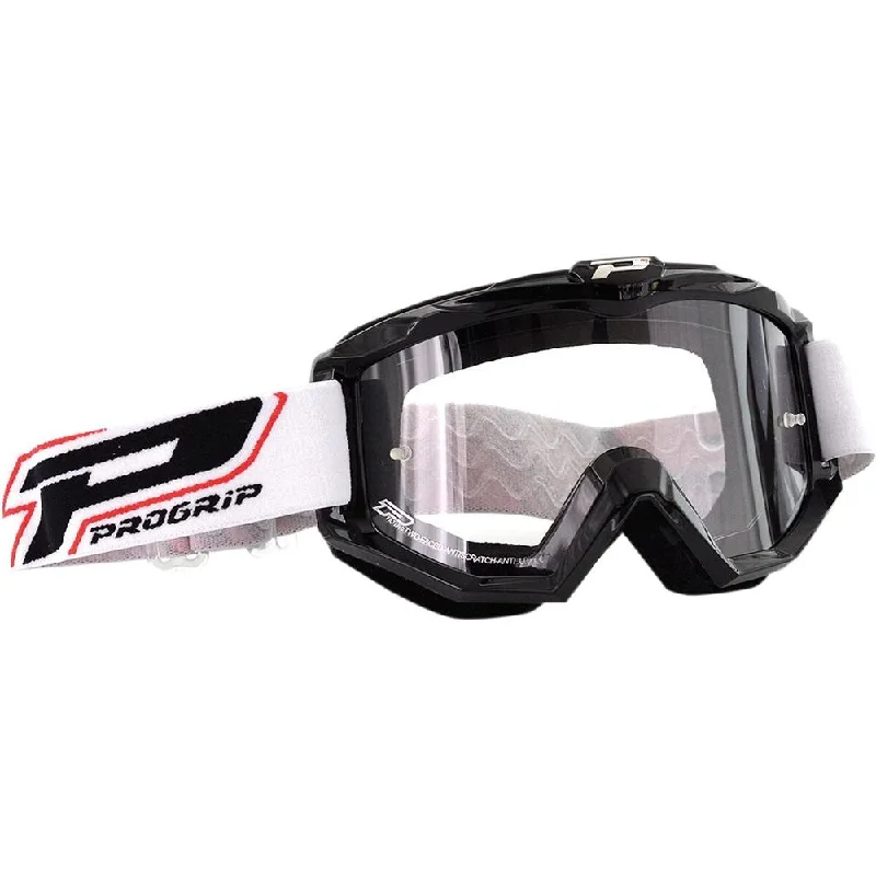 Pro Grip Atzaki 3201 Raceline Goggles Black / White