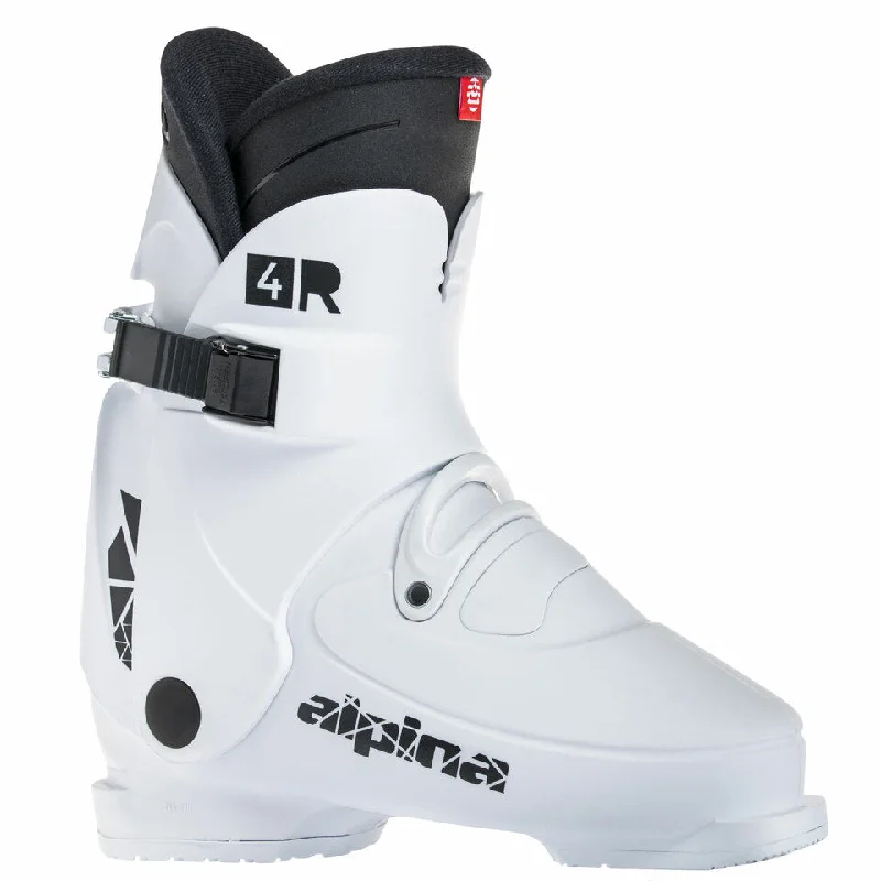 Alpina R4.0 White Rear Entry Ski Boot - 2025 (OPEN BOX RETURN)