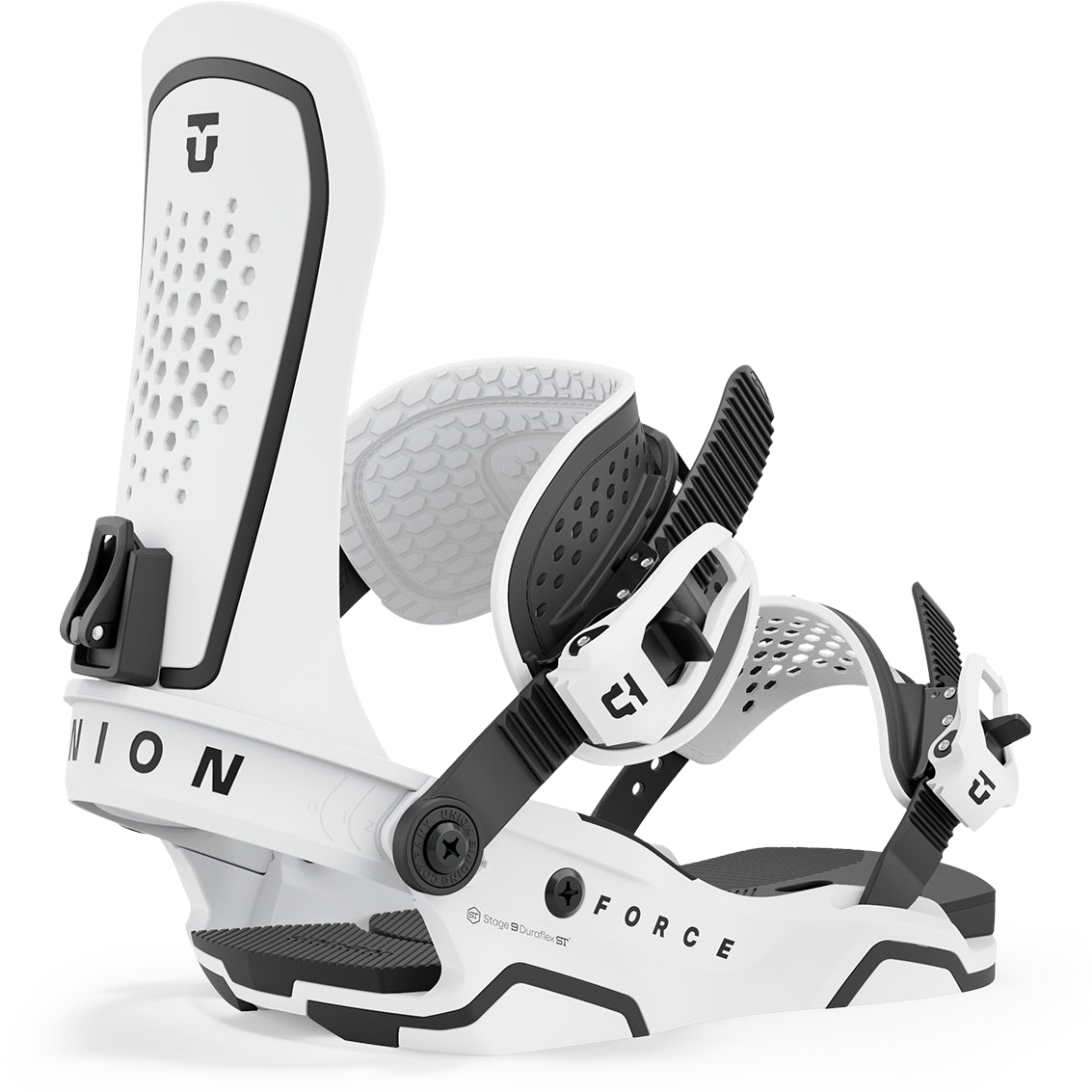 Union Force Snowboard Bindings Mens White