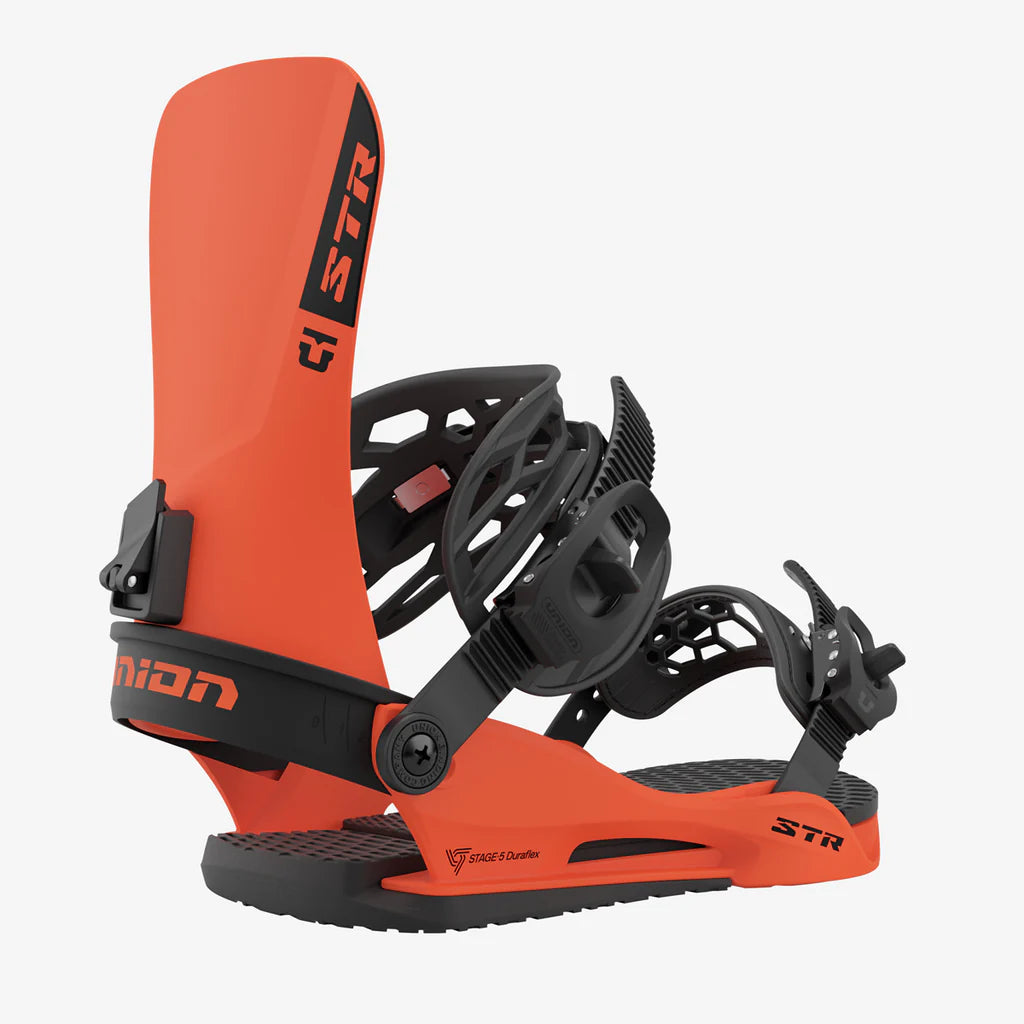 Union STR Snowboard Bindings Mens Hunter Orange