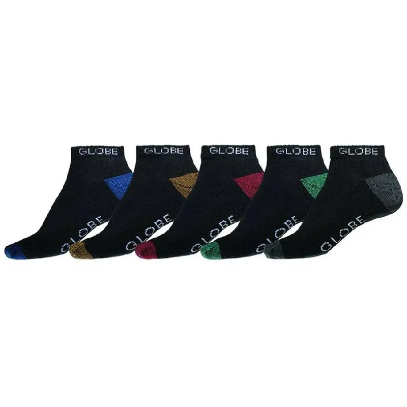 Globe Ingles Ankle Sock 5-Pack Asst