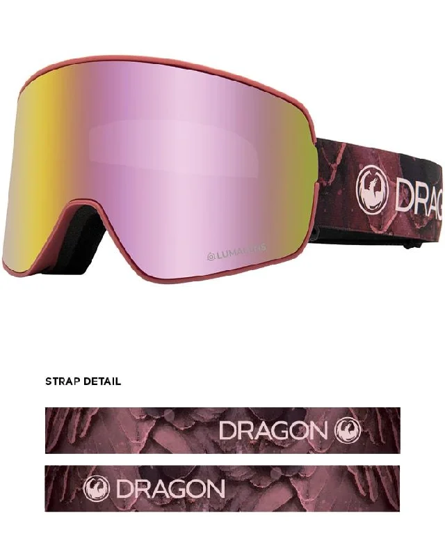 Dragon NFX2 Snow Goggles Rose / Lumalens Pink Ion + Spare Lens