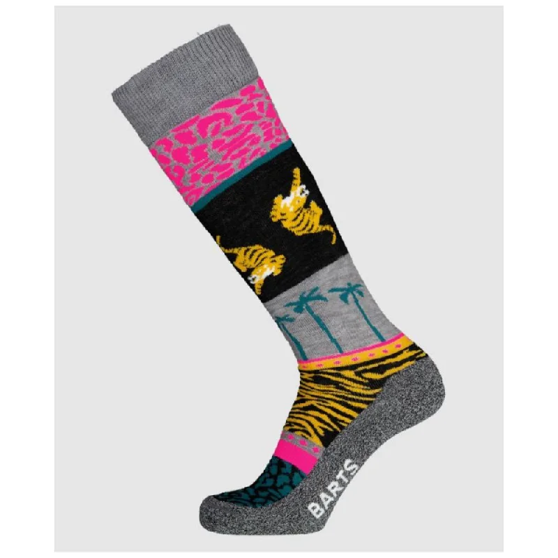 Barts Ski Socks, Jungle Fever - Heather Grey