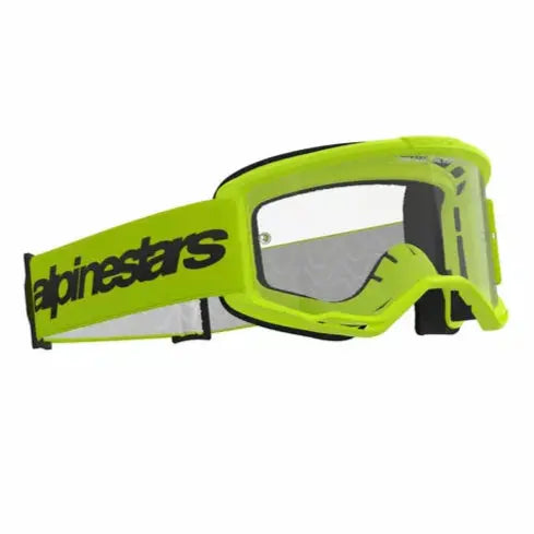 Alpinestars Vision 3 Wordmark Goggles Yellow / Clear