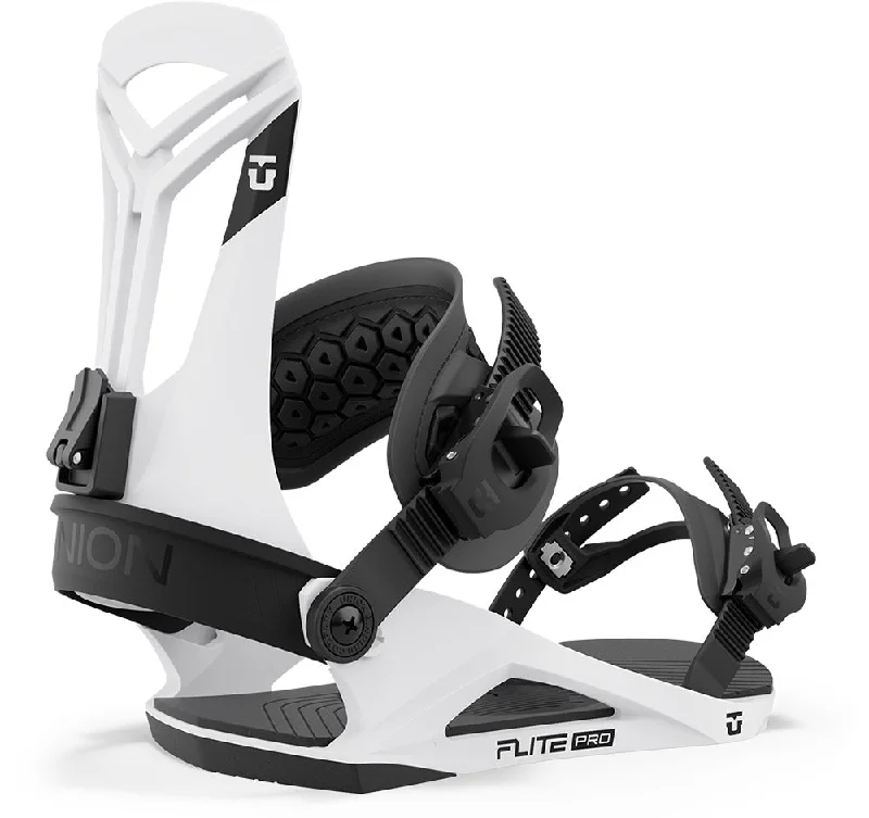 Union Flite Pro Snowboard Bindings - White 2024