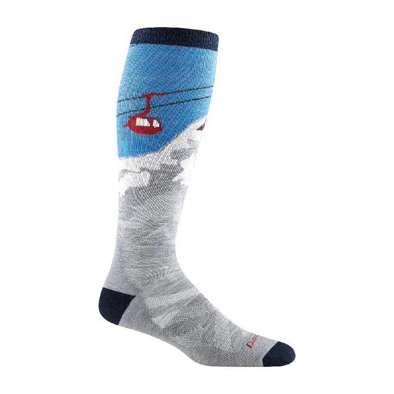 Darn Tough 8043 Men's Heady Yeti Over-the-Calf Midweight Ski & Snowboard Sock