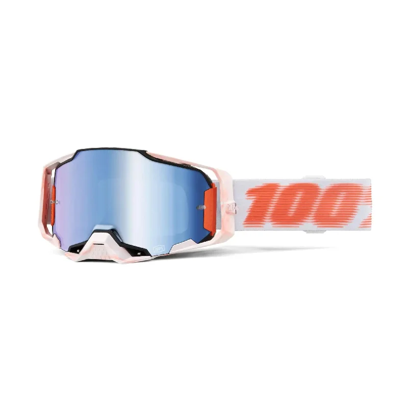 100% Armega Goggles Tubular / Mirror Red Lens