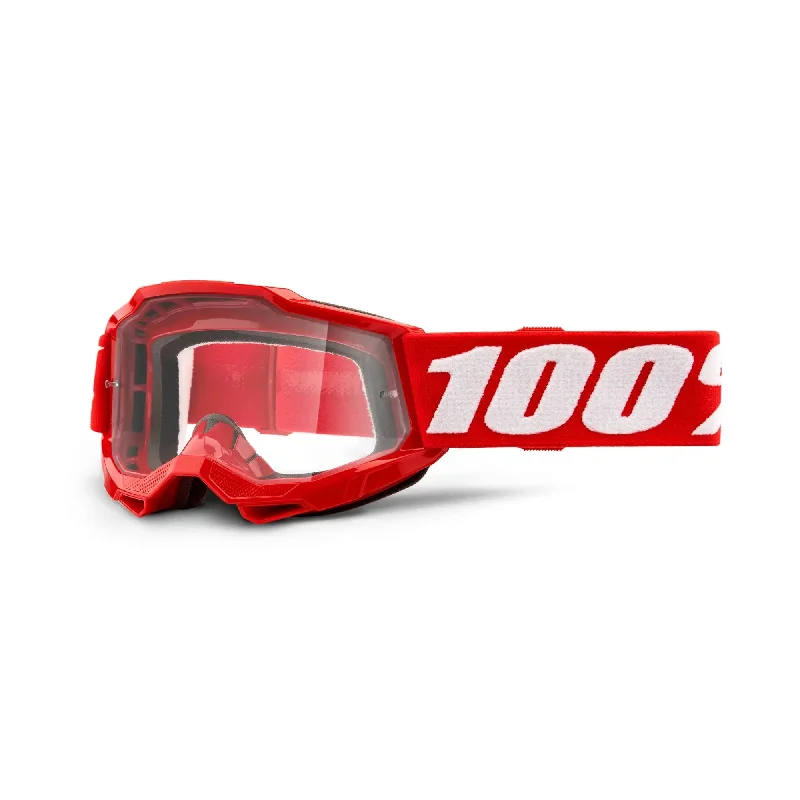 100% Accuri 2 Youth Goggles Red / Clear Lens