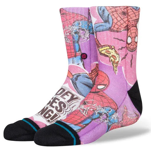 Stance Kids' Marvel Spidey Senses Sock - Magenta