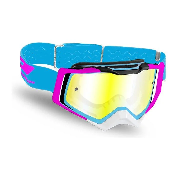 Pro Grip Rapid 3309 Goggles Black / Pink / Turquoise / Mirror Yellow