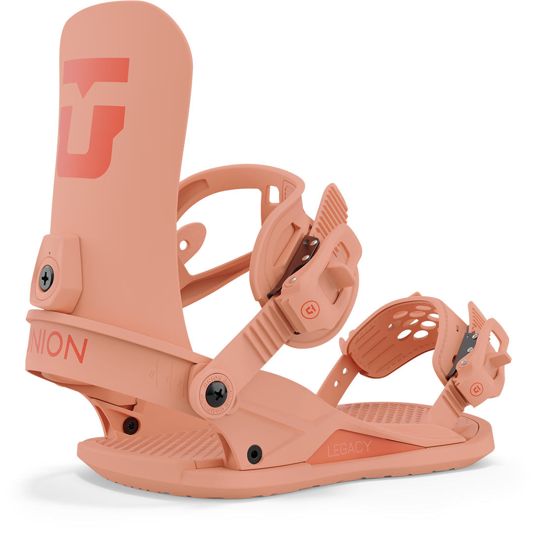 Union Legacy Snowboard Bindings Womens Tangerine