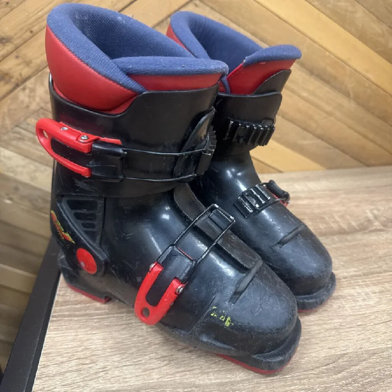 Alpina -Children's Downhill Ski Boots : Black / Red-children-18.5