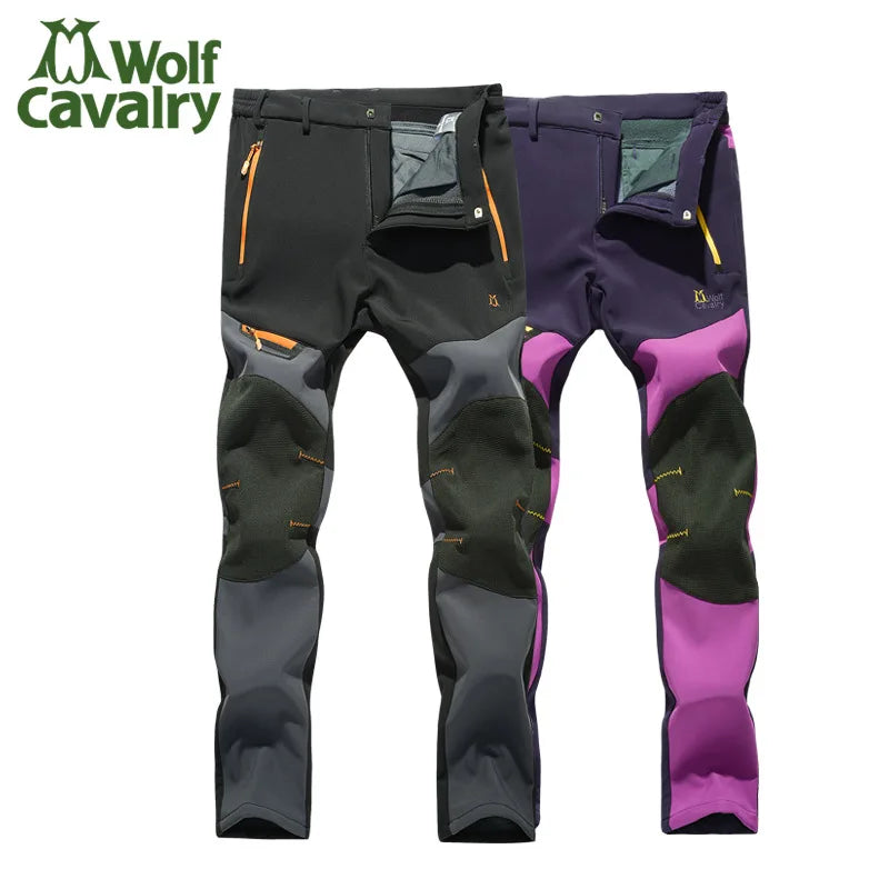 CavalryWolf outdoor winter assault pants couples plus velvet thermal insulation waterproof windproof breathable climbing pants