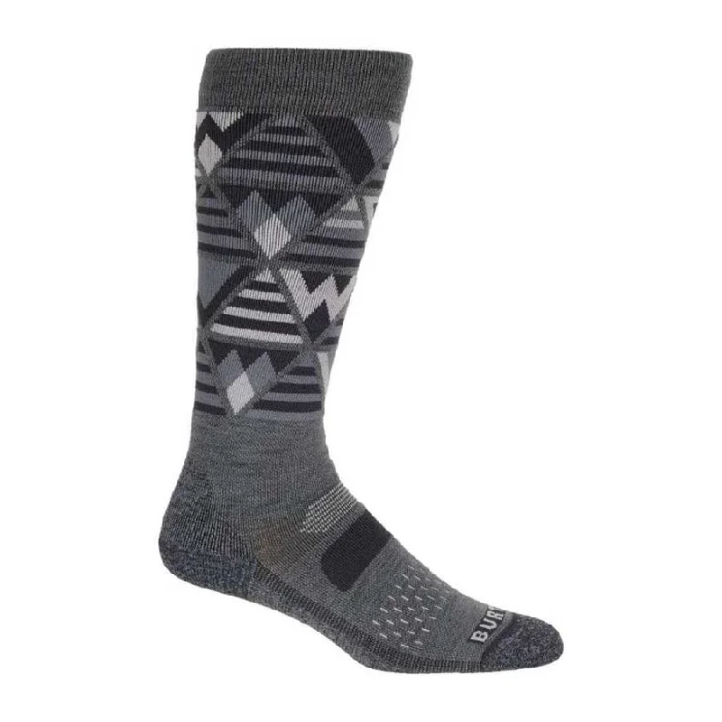 Burton Women's Performance Midweight Sock Gray Heather 2025