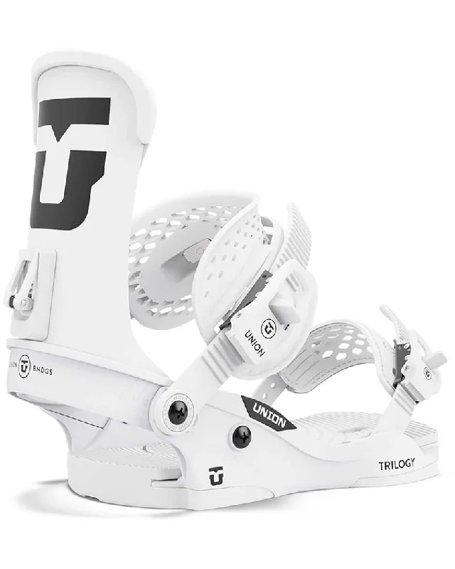 Trilogy Classic Womens Snowboard Bindings - White 2025