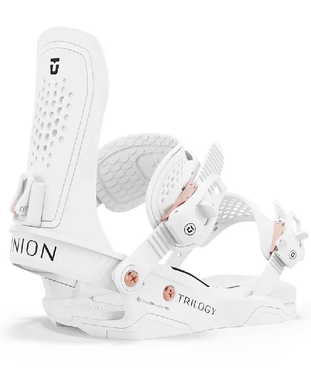 Trilogy Womens Snowboard Bindings - White 2025