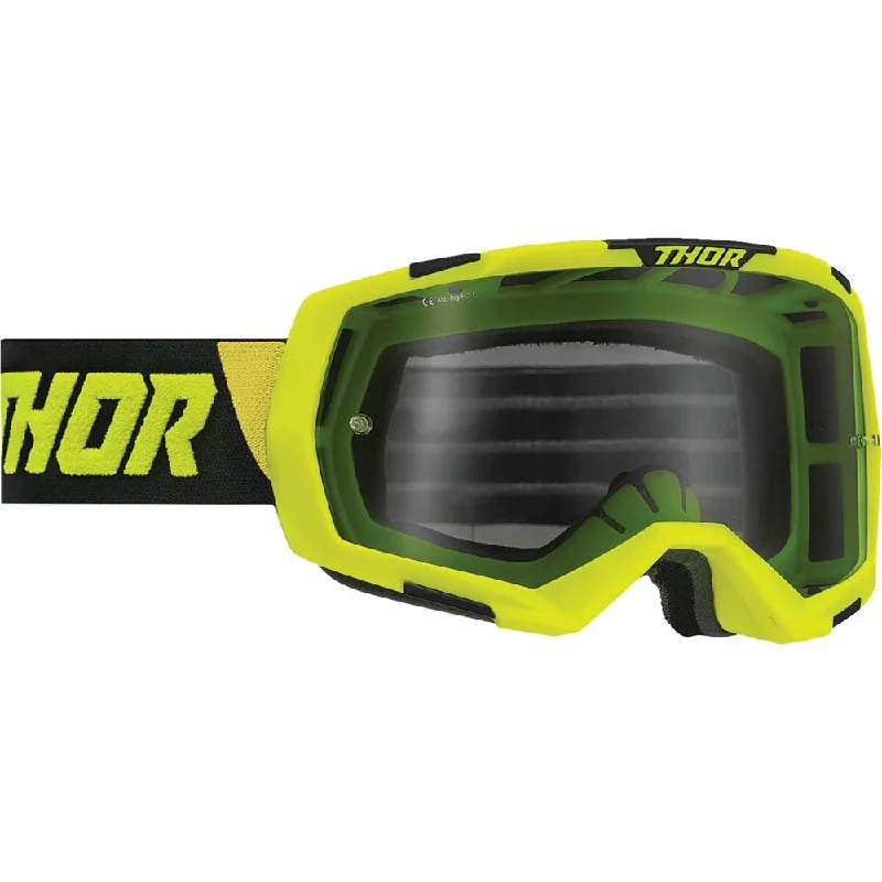 Thor Regiment Goggles Black / Lime