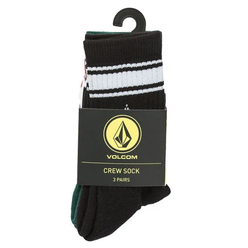 Volcom Kids' Full Stone Sock Multipack Multi