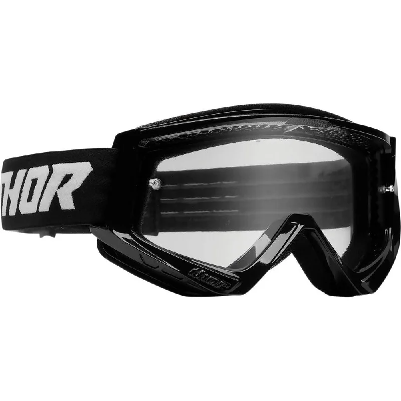 Thor Combat Racer Clear Lens Goggles Black / White